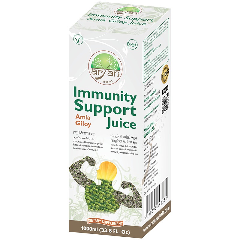 Aryan - Amla Giloy/ Guduchi (Gooseberry & Heart-leaved Moonseed) Juice 1L