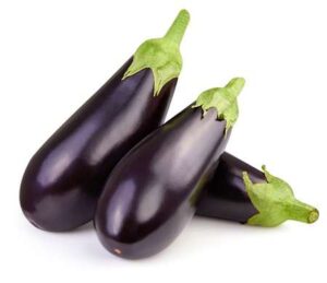 Aubergine - Black Round