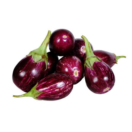 Aubergine - Stripey Round