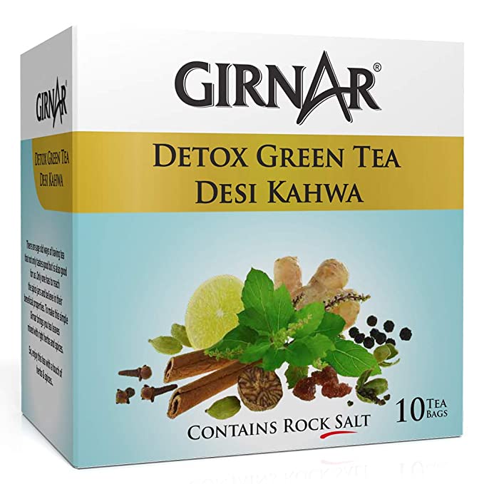 Girnar Detox Green Tea (Desi Kahwa) 10pk