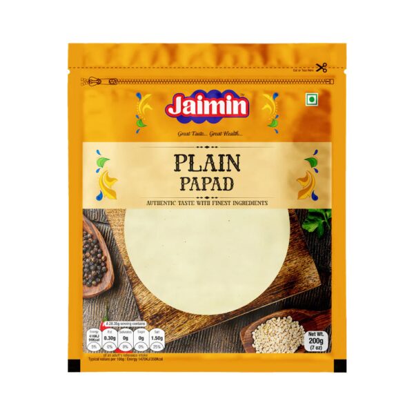 Jaimin - Plain Papad - 200g