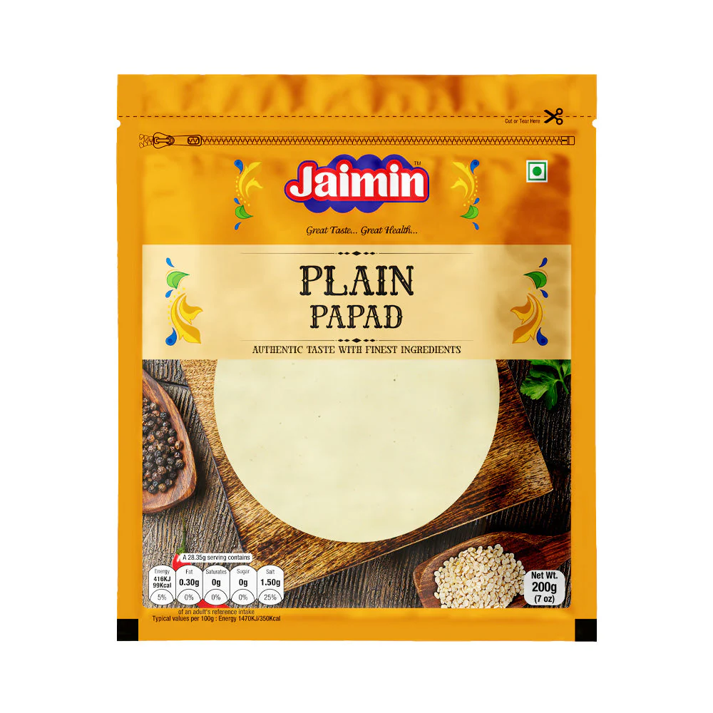 Jaimin - Plain Papad - 200g