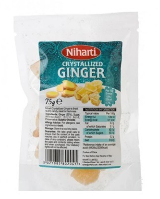 Niharti - Crystallized Ginger 75g