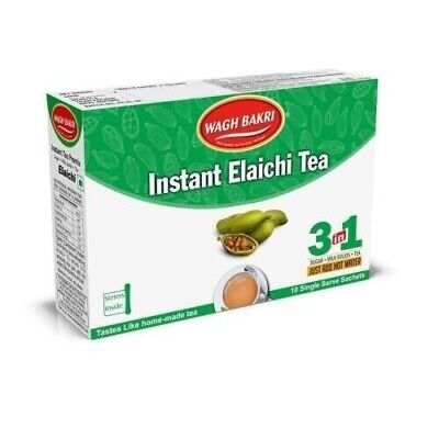 Wagh Bakri Instant Tea Premix - Cardamom - Elaichi ( 140gm - 10 sachet)