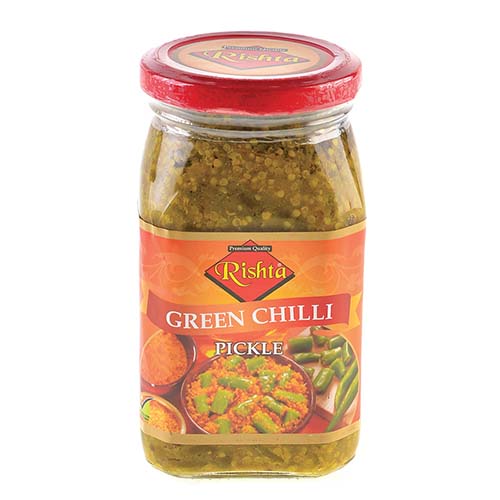 Rishta - Green Chilli Pickle 400g